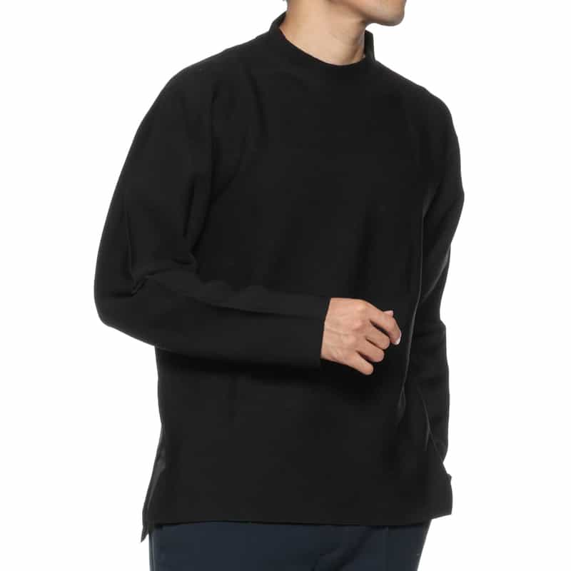 CFCL CFCL＜シーエフシーエル＞ モックネックロングスリーブTシャツ BLACK