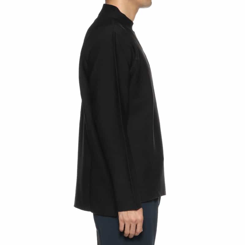 CFCL CFCL＜シーエフシーエル＞ モックネックロングスリーブTシャツ BLACK