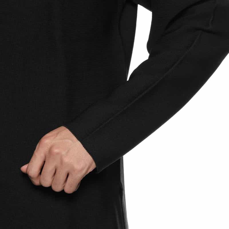 CFCL CFCL＜シーエフシーエル＞ モックネックロングスリーブTシャツ BLACK