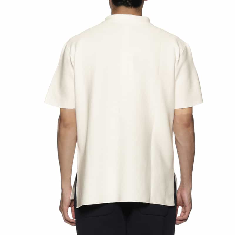 CFCL CFCL＜シーエフシーエル＞ モックネックニットTシャツ WHITE