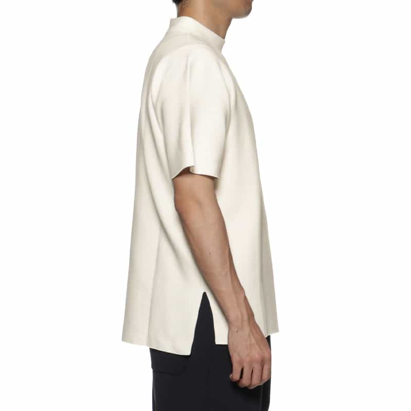 CFCL CFCL＜シーエフシーエル＞ モックネックニットTシャツ WHITE