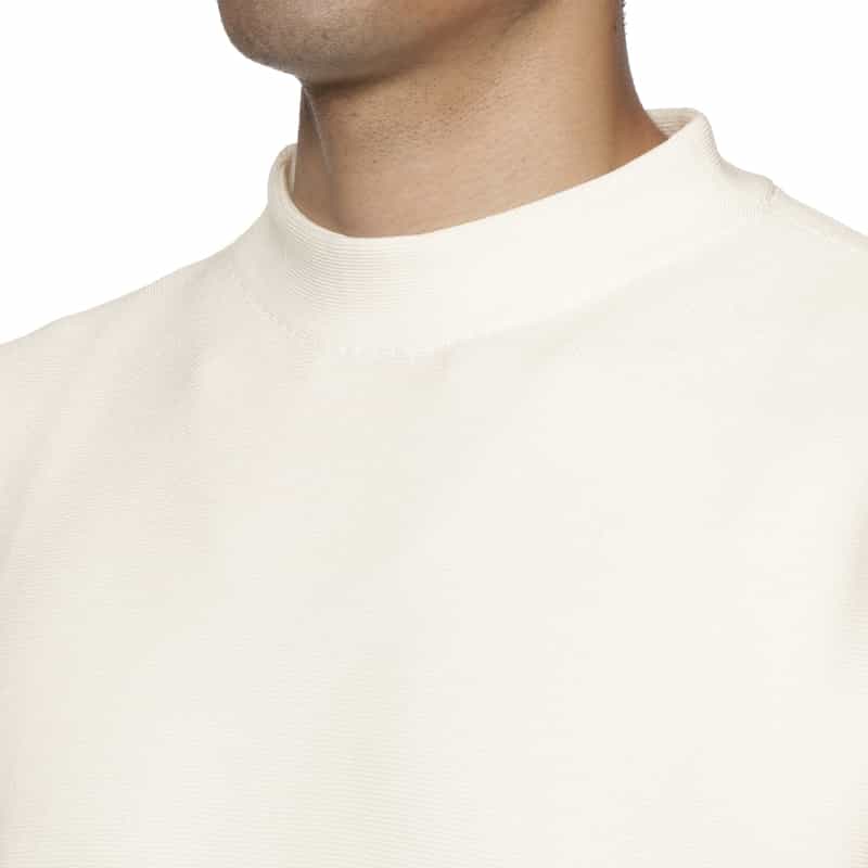 CFCL CFCL＜シーエフシーエル＞ モックネックニットTシャツ WHITE