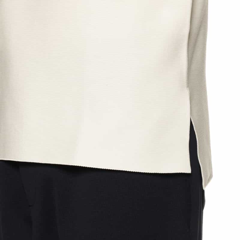 CFCL CFCL＜シーエフシーエル＞ モックネックニットTシャツ WHITE