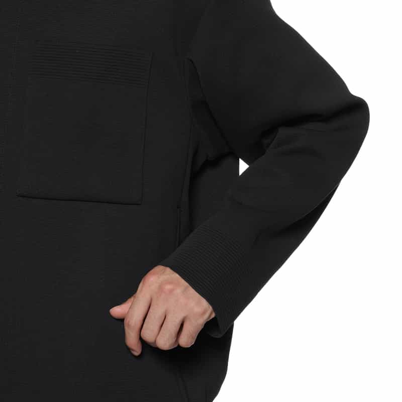 CFCL CFCL＜シーエフシーエル＞ フード付ジップアッププルオーバー BLACK