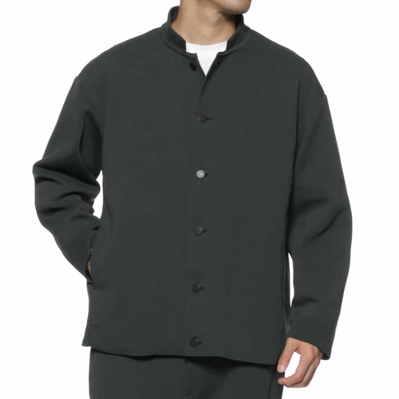 CFCL CFCL＜シーエフシーエル＞ミラノリブ ニットジャケット DARK GRAY