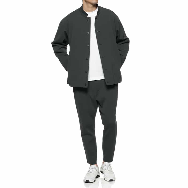 CFCL CFCL＜シーエフシーエル＞ミラノリブ ニットジャケット DARK GRAY