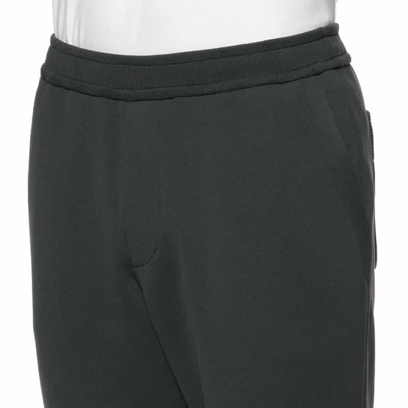 CFCL CFCL＜シーエフシーエル＞ ドローコード付テーパードニットパンツ DARK GRAY