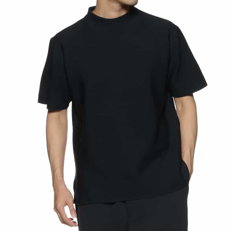 CFCL CFCL＜シーエフシーエル＞ モックネックニットTシャツ NAVY