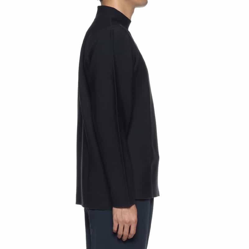 CFCL CFCL＜シーエフシーエル＞ モックネックロングスリーブTシャツ NAVY