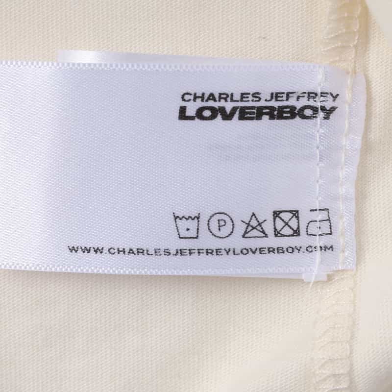 CHARLES JEFFREY LOVERBOY CHARLES JEFFREY LOVERBOY＜チャールズ ジェフリー ラバーボーイ＞ グラフィックTシャツ IVORY