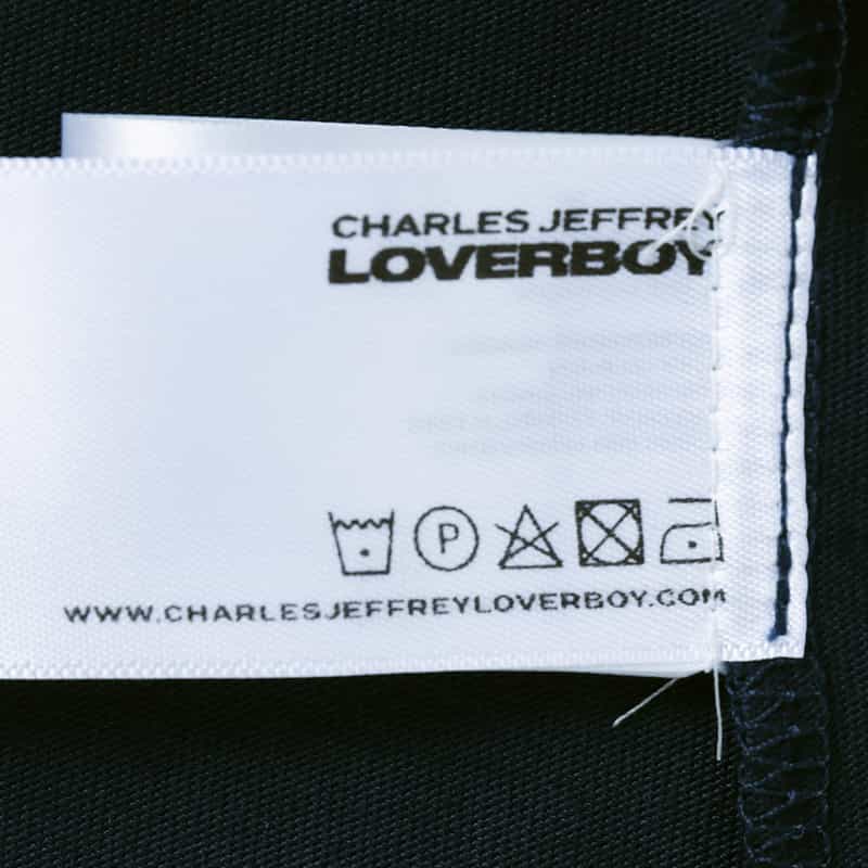 CHARLES JEFFREY LOVERBOY CHARLES JEFFREY LOVERBOY＜チャールズ ジェフリー ラバーボーイ＞ リンガーTシャツ NAVY