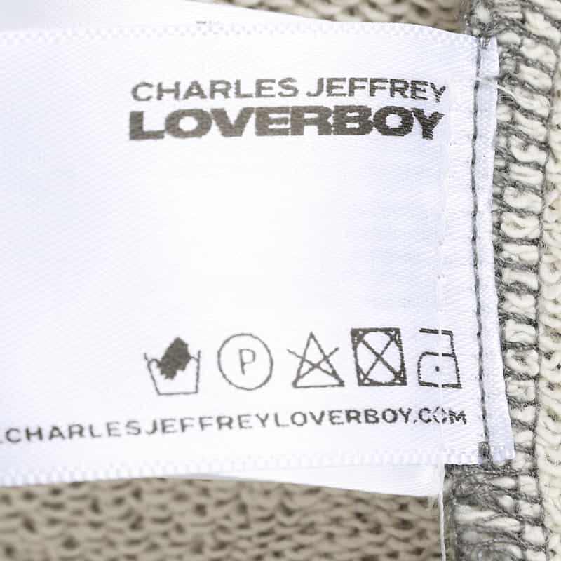 CHARLES JEFFREY LOVERBOY CHARLES JEFFREY LOVERBOY＜チャールズ ジェフリー ラバーボーイ＞ スウェットフーディ GRAY