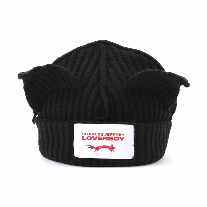 CHARLES JEFFREY LOVERBOY CHARLES JEFFREY LOVERBOY＜チャールズ ジェフリー ラバーボーイ＞ ニットキャップ BLACK