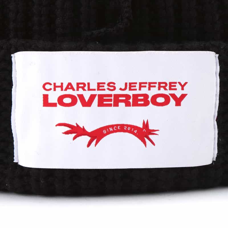 CHARLES JEFFREY LOVERBOY CHARLES JEFFREY LOVERBOY＜チャールズ ジェフリー ラバーボーイ＞ ニットキャップ BLACK