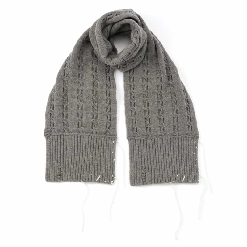 CHARLES JEFFREY LOVERBOY CHARLES JEFFREY LOVERBOY＜チャールズ ジェフリー ラバーボーイ＞ ニットスカーフ GRAY