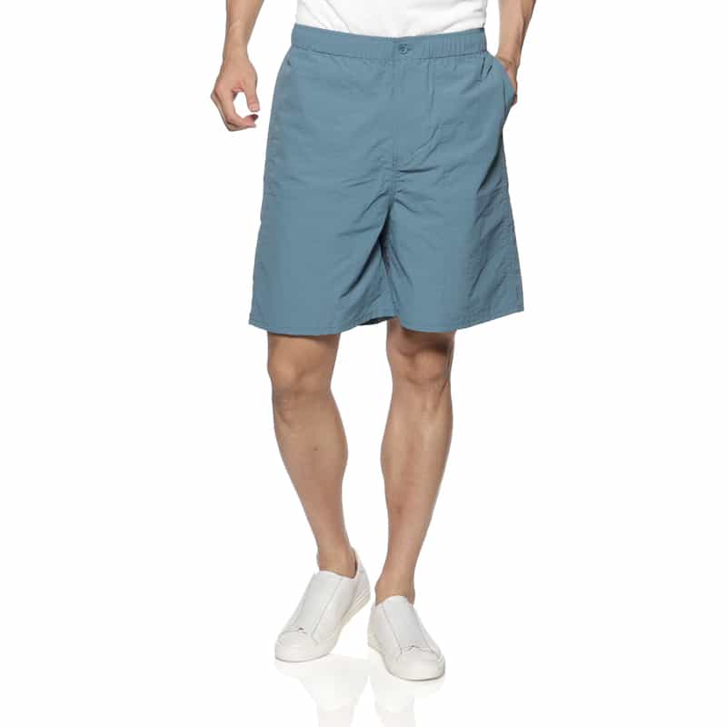 BARNEYS NEW YORK ドローコード付きショートパンツ BLUE