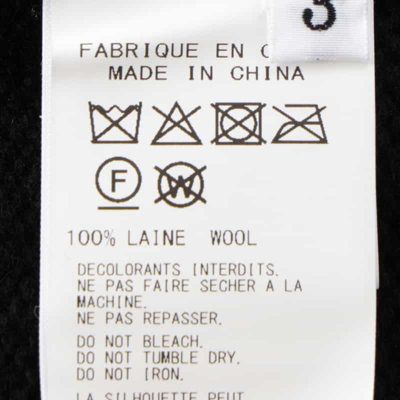 YOHJI YAMAMOTO YOHJI YAMAMOTO ＜ヨウジ ヤマモト＞ ダメージ加工ハイネックカーディガン BLACK