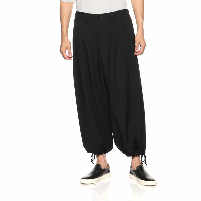 YOHJI YAMAMOTO YOHJI YAMAMOTO ＜ヨウジ ヤマモト＞ バルーンパンツ BLACK
