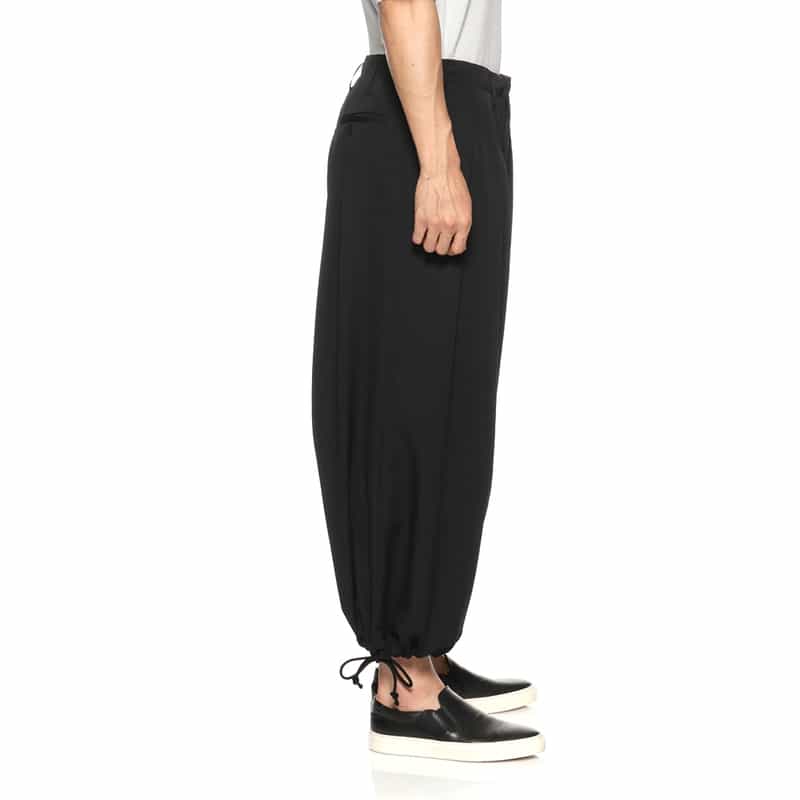 YOHJI YAMAMOTO YOHJI YAMAMOTO ＜ヨウジ ヤマモト＞ バルーンパンツ BLACK