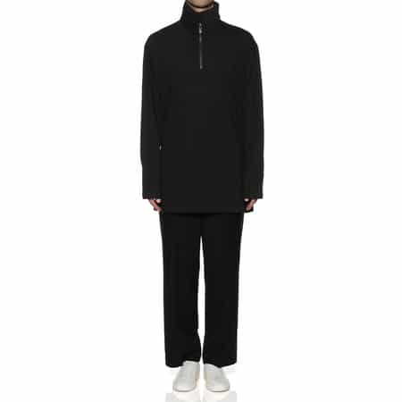 【美品】YOHJI YAMAMOTO ヨウジヤマモト プルオーバー カットソー YOHJI YAMAMOTO ＜ヨウジ ヤマモト＞ ハーフジップカットソー