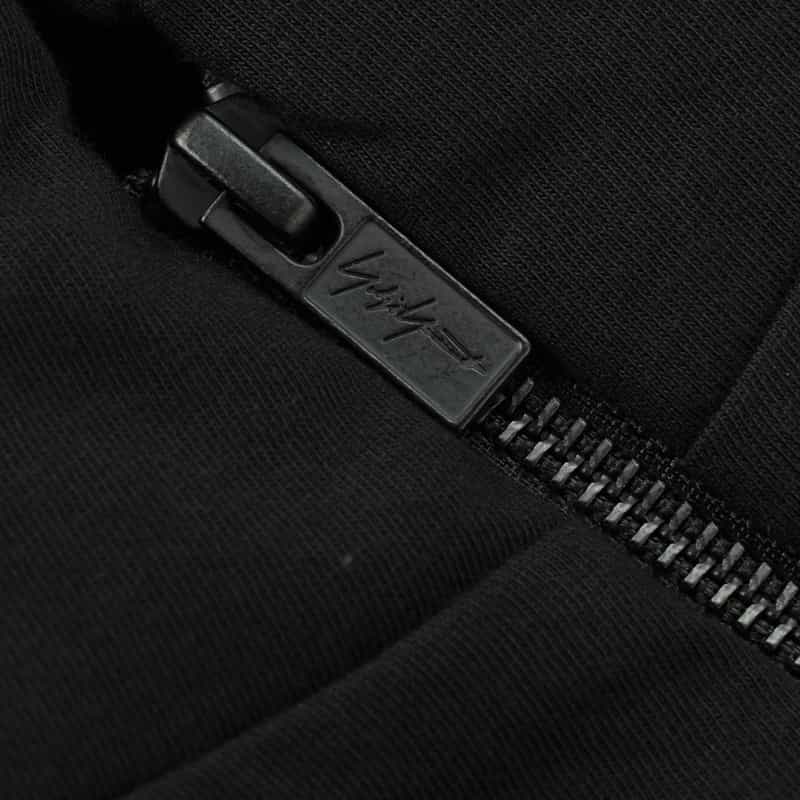 YOHJI YAMAMOTO YOHJI YAMAMOTO ＜ヨウジ ヤマモト＞ ハーフジップカットソー BLACK