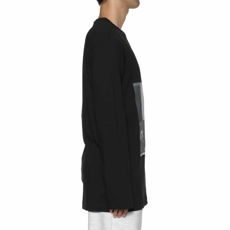 YOHJI YAMAMOTO YOHJI YAMAMOTO ＜ヨウジ ヤマモト＞ プリントTシャツ BLACK