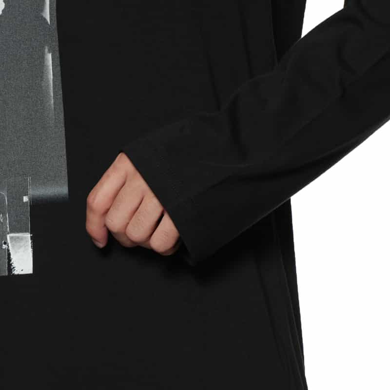 YOHJI YAMAMOTO YOHJI YAMAMOTO ＜ヨウジ ヤマモト＞ プリントTシャツ BLACK