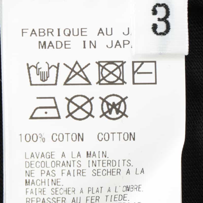 YOHJI YAMAMOTO YOHJI YAMAMOTO ＜ヨウジ ヤマモト＞ プリントTシャツ BLACK