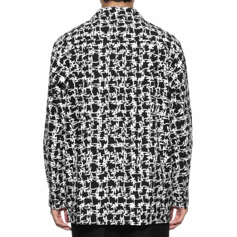 YOHJI YAMAMOTO YOHJI YAMAMOTO ＜ヨウジ ヤマモト＞ オープンカラーシャツ BLACK