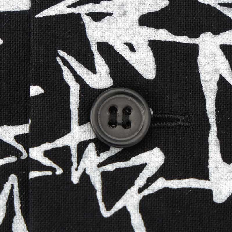 YOHJI YAMAMOTO YOHJI YAMAMOTO ＜ヨウジ ヤマモト＞ オープンカラーシャツ BLACK