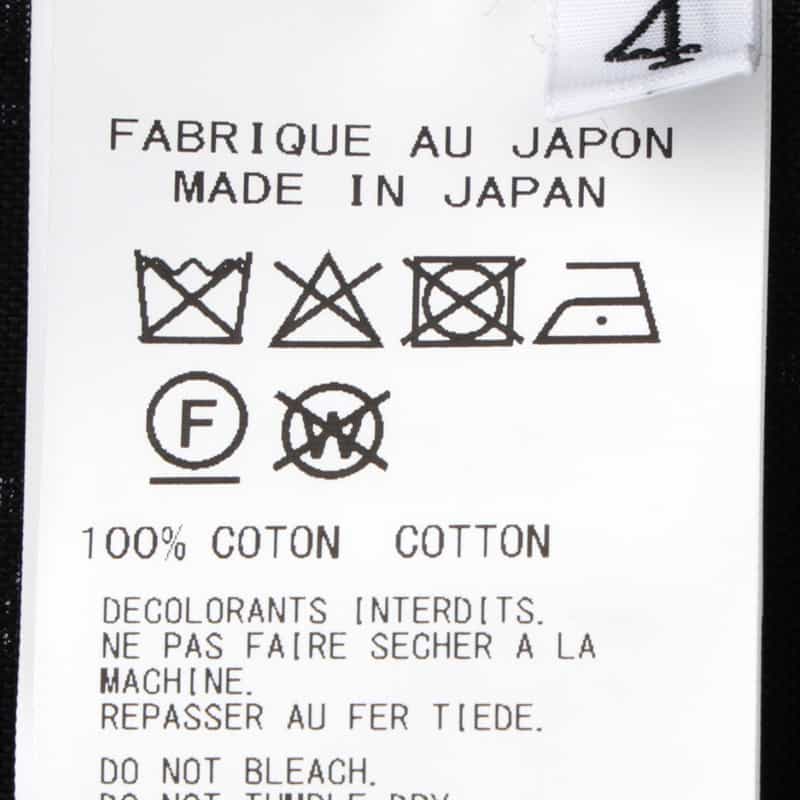 YOHJI YAMAMOTO YOHJI YAMAMOTO ＜ヨウジ ヤマモト＞ オープンカラーシャツ BLACK