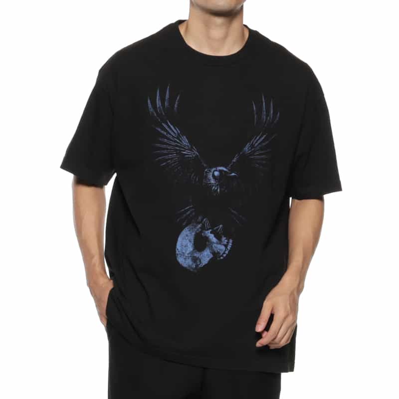 YOHJI YAMAMOTO YOHJI YAMAMOTO ＜ヨウジ ヤマモト＞ プリントTシャツ BLACK