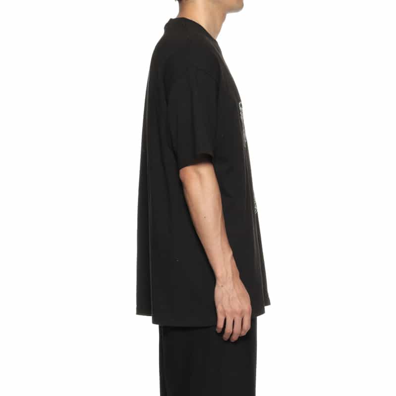 YOHJI YAMAMOTO YOHJI YAMAMOTO ＜ヨウジ ヤマモト＞ プリントTシャツ BLACK