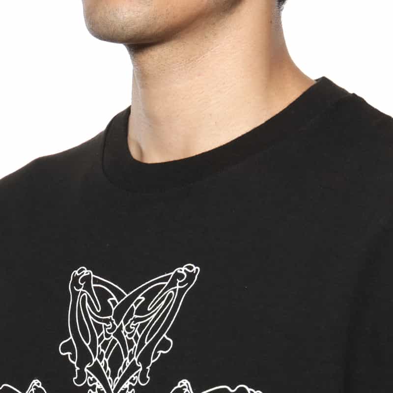 YOHJI YAMAMOTO YOHJI YAMAMOTO ＜ヨウジ ヤマモト＞ プリントTシャツ BLACK