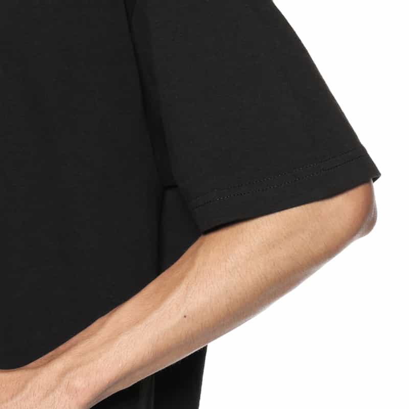 YOHJI YAMAMOTO YOHJI YAMAMOTO ＜ヨウジ ヤマモト＞ プリントTシャツ BLACK