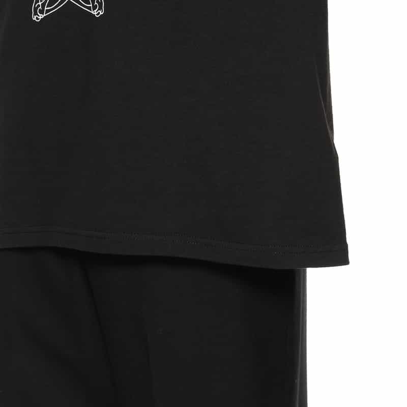 YOHJI YAMAMOTO YOHJI YAMAMOTO ＜ヨウジ ヤマモト＞ プリントTシャツ BLACK