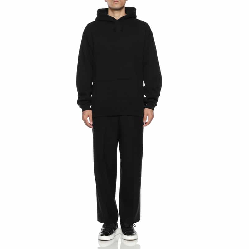 YOHJI YAMAMOTO YOHJI YAMAMOTO ＜ヨウジ ヤマモト＞ スウェットフーディ BLACK