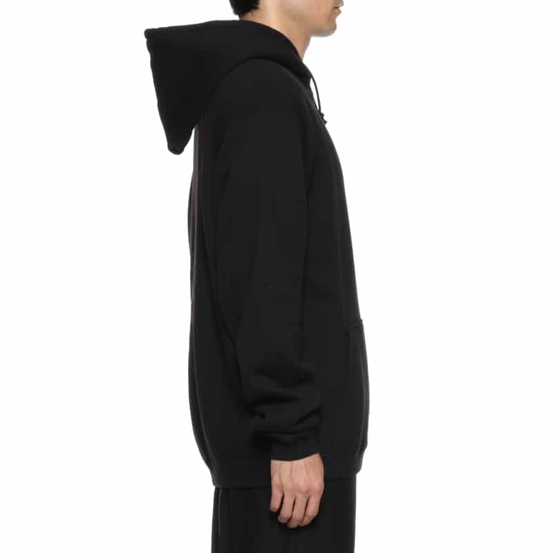 YOHJI YAMAMOTO YOHJI YAMAMOTO ＜ヨウジ ヤマモト＞ スウェットフーディ BLACK