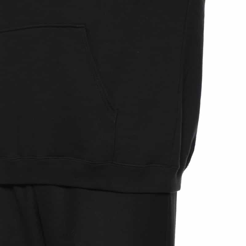 YOHJI YAMAMOTO YOHJI YAMAMOTO ＜ヨウジ ヤマモト＞ スウェットフーディ BLACK