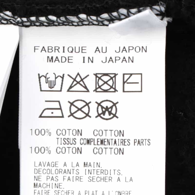 YOHJI YAMAMOTO YOHJI YAMAMOTO ＜ヨウジ ヤマモト＞ スウェットフーディ BLACK