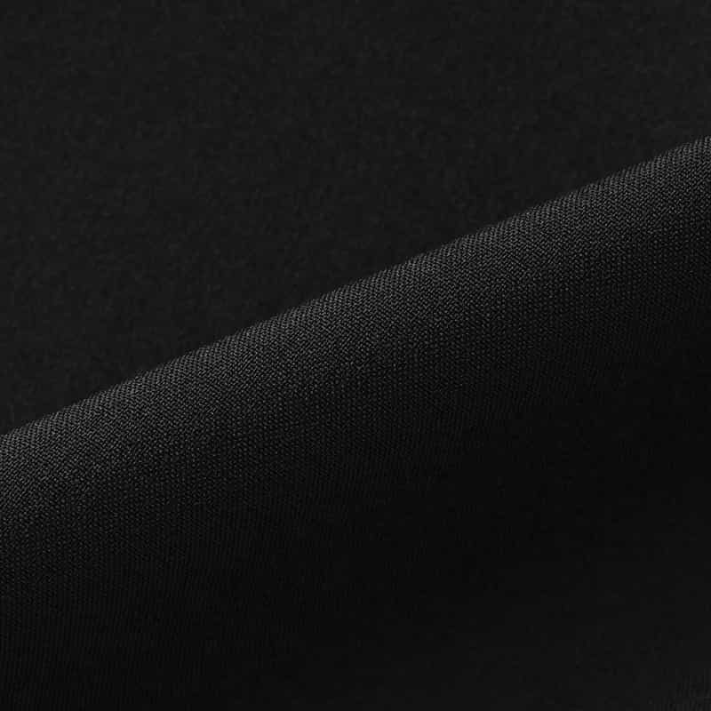 BARNEYS NEW YORK ウォッシャブル ボウタイドレス BLACK