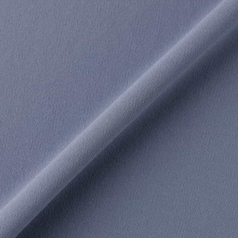 BARNEYS NEW YORK ウォッシャブル アシンメトリーブラウス BLUE