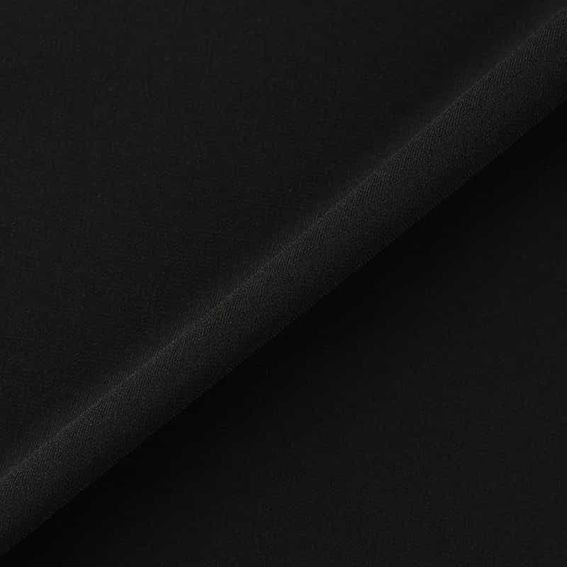 BARNEYS NEW YORK ウォッシャブル アシンメトリーブラウス BLACK