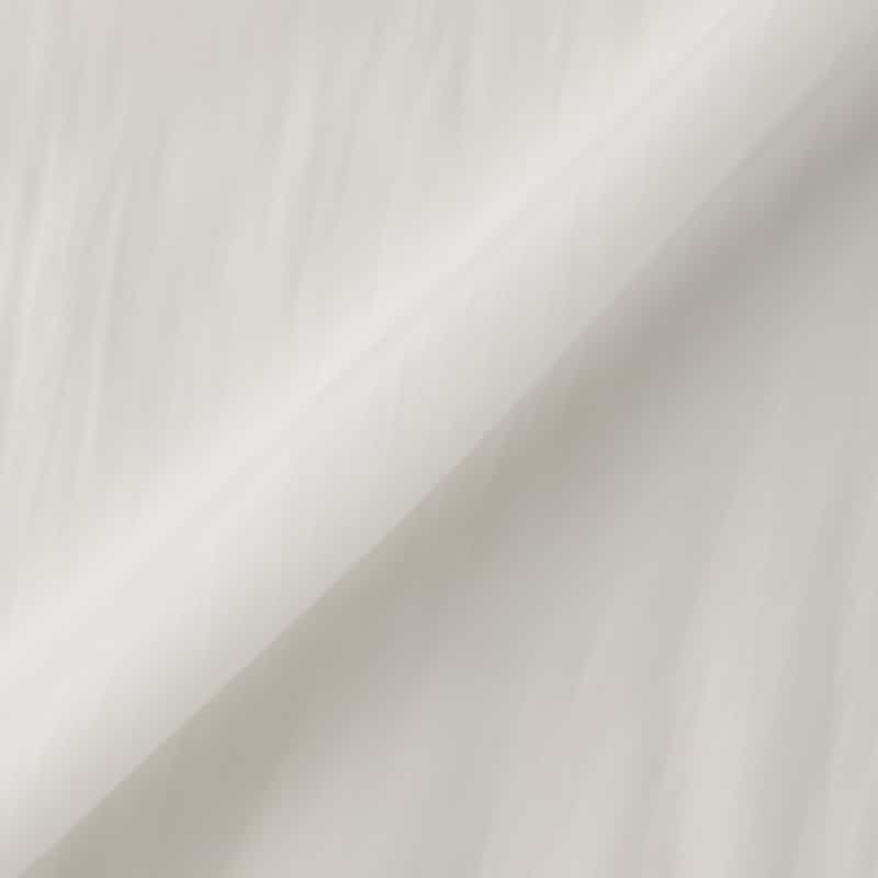 BARNEYS NEW YORK ウォッシャブル ギャザースリーブブラウス WHITE