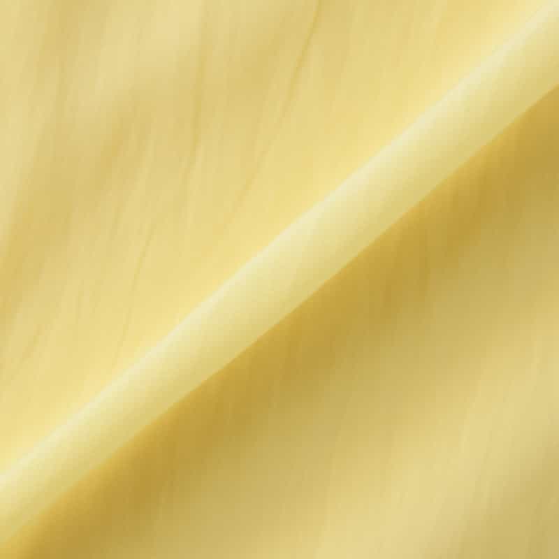 BARNEYS NEW YORK ウォッシャブル ギャザースリーブブラウス YELLOW