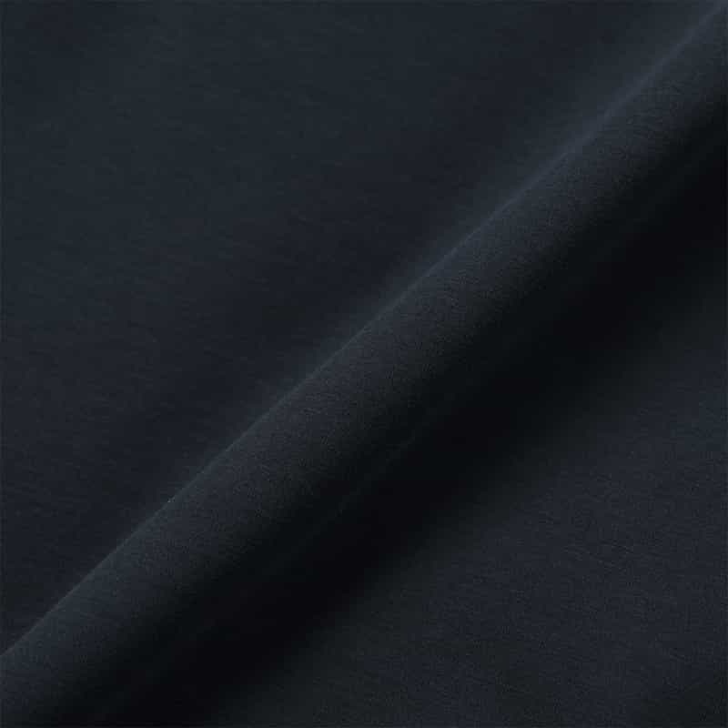 BARNEYS NEW YORK ウォッシャブル ギャザーカットソー NAVY