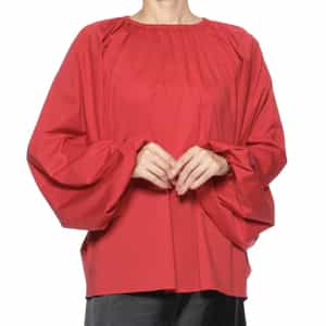 ウォッシャブル ギャザーカットソー