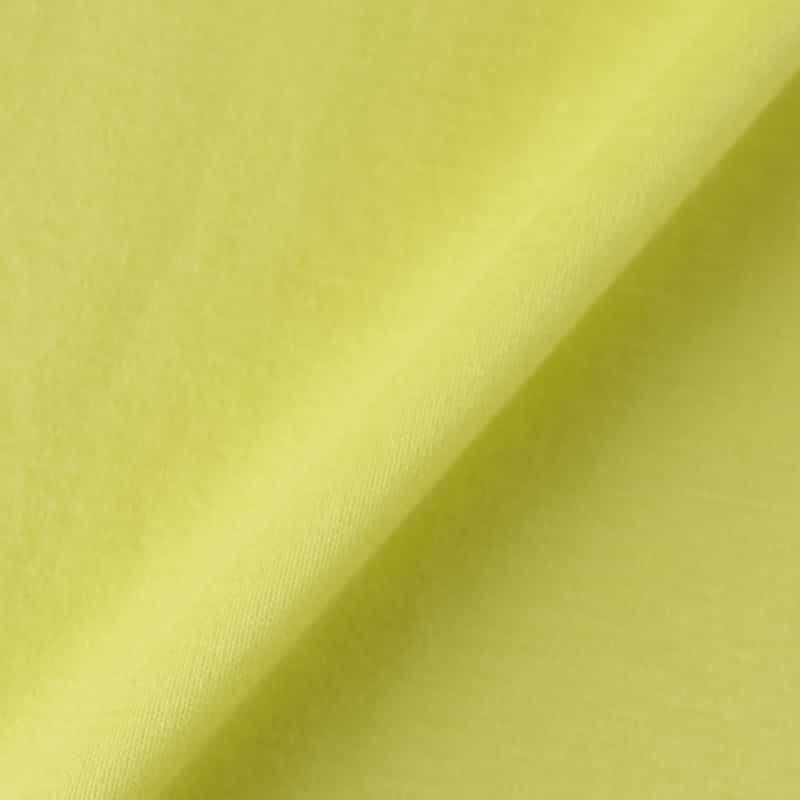 BARNEYS NEW YORK ウォッシャブル バッグギャザー アシンメトリーカットソー YELLOW