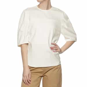 ウォッシャブル バルーンスリーブカットソー