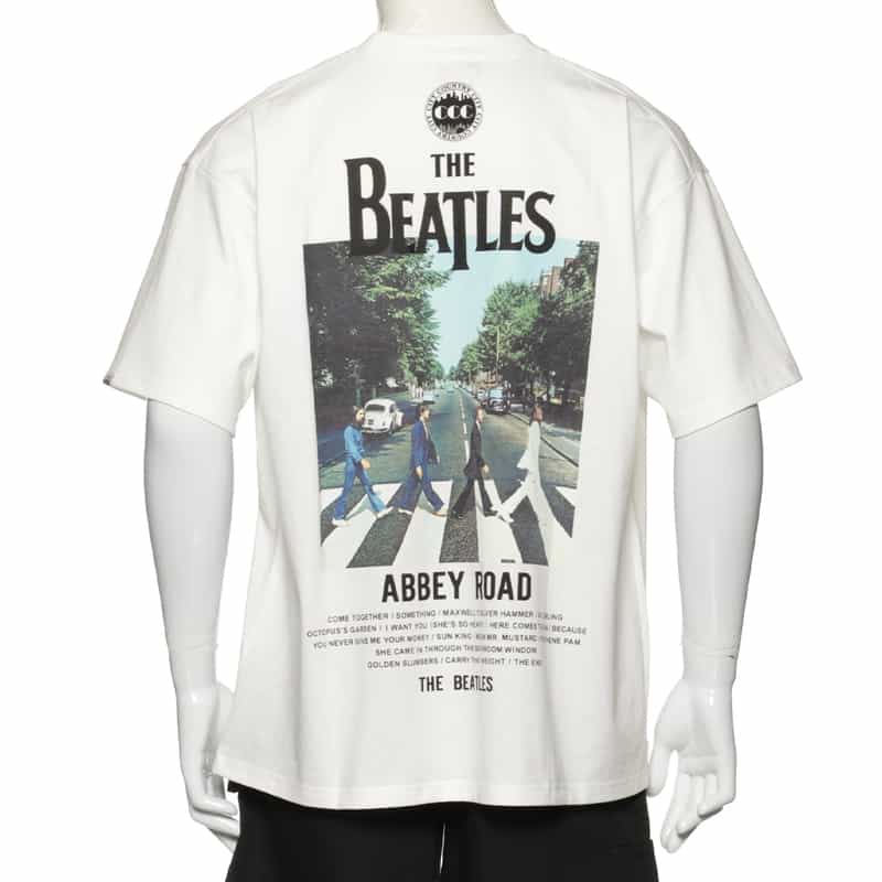 CITY COUNTRY CITY CITY COUNTRY CITY ＜シティー カントリー シティー＞プリントTシャツ WHITE